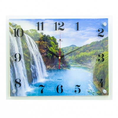 3545-009 Часы настенные "Водопад" Рубин