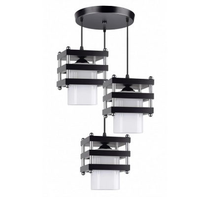 220F+089A/3 BK+WH E27 h=100cм Е27 Cветильник подвесной (1) 