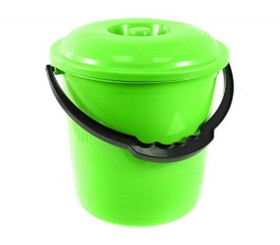 Ведро  "Волна" 12л с крышкой Э-198/311 (30)