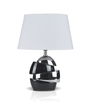 1639-JM Black+Sliver+White 31х20х41см Лампа настольная (1)