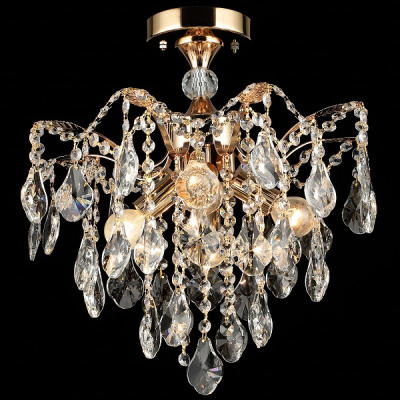 87720-0.3-04 FGD D400 4хE14 Cветильник потолочный с хрусталём (1) 