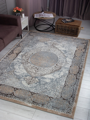 Ковер NESTA 1,0*2,0 прямой 26917A - BEJ / TOZ GRI