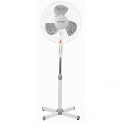 Вентилятор напольный Maxtronic MAX-1619-1 бело-серый (2)