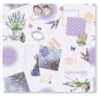 1038-01 Клеенка Florista на нетканой основе 1,4*20м