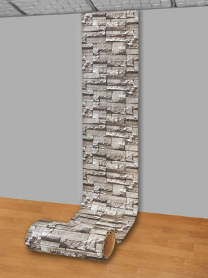 Рулон 3D Панель самокл. LAKO DECOR LKD-16-05-FC69 Обработ. камень, Камен. кладка 25, 70x600 (6мм)