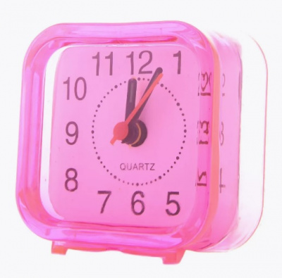 Будильник La Minor 2046 красный 61x61x31мм