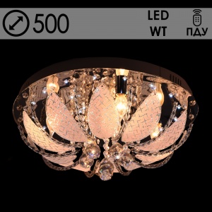 55733/500 CR 5х40W E14 LED-WT ПДУ d500 Светильник потолочный (1)