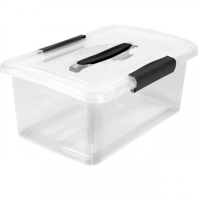 Ящик для хранения Keeplex Vision с защелк. и ручкой 9л 37х27,4х14,8см прозр. кристалл KL252311 (6)