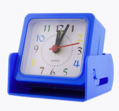 Будильник La Minor 8012 голубой 64x30x64мм