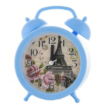 Будильник La Minor 8811 голубой 85х115х41мм