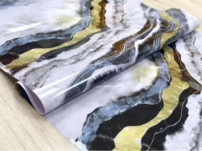 GW-52267 Клеенка силиконовая 0,6м*20м (непрозрачный фон) (толщина 0,65мм) (20) STP5720-3