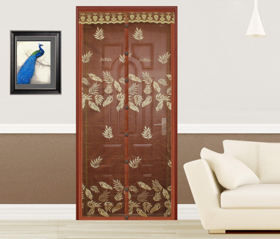 Штора антимоскитная для двери на магнитах DX image TJ-02 BROWN 100х210 (20)