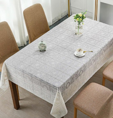 302WH Клеенка Merletti ажурная без основы (1,4*20м) белый.