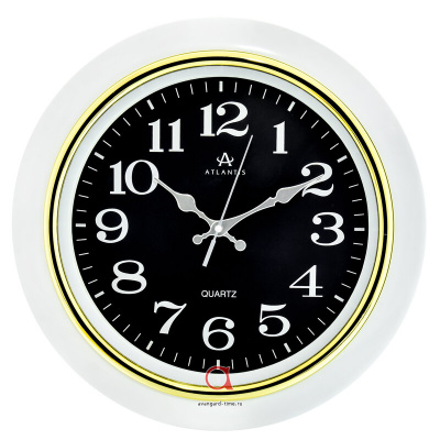 1640A-W 415x47x415мм Часы настенные Atlantis