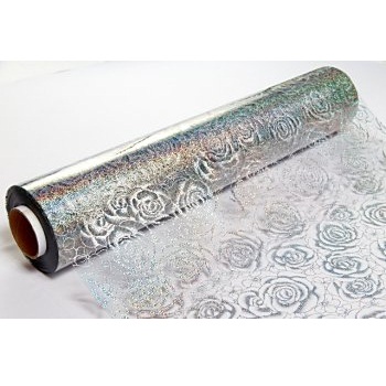 4218-2 Клеенка LASER 1,0м*20м (толщина 0,6мм) (20) (прозрачный фон)