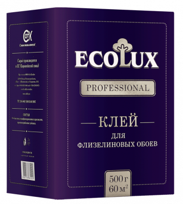 Клей об. "ECOLUX"  professional флиз  500гр