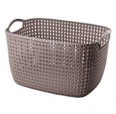 Корзина "Paola" 8л. (серо-коричневый) Э-465 (24)