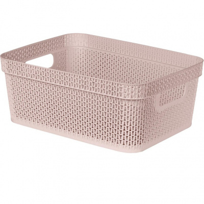 Корзина для хранения Keeplex Ajur с ручками 11л 36,5х27х14,1см бежевый топаз KL411410005 (16)