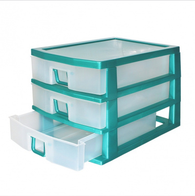 Органайзер Милих 3-х секционный зеленый (4) МЛ-05103