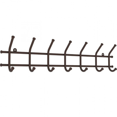 Вешалка настенная "Норма 7" коричневый (ЗМИ) ВН 66 КОР
