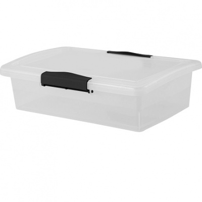 Ящик для хранения Keeplex Vision с защ.и ручкой 1,9л 25,5х17х7см прозр.крист. KL249512999 (16)