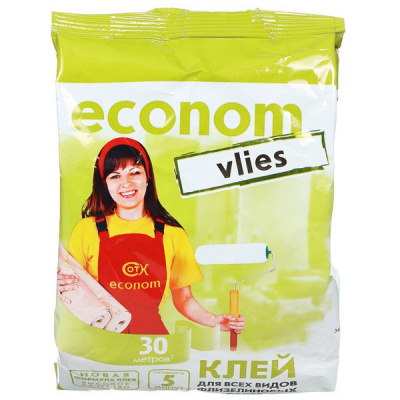 Клей обойный ECONOM флизелин 250гр. (30)