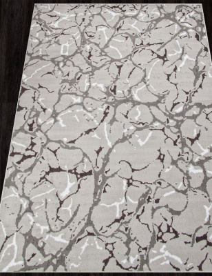 Ковер SILVER 2,5*4,0 прямой F389 GRAY