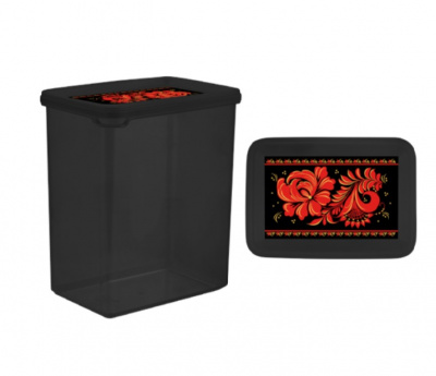 Банка для сыпучих продуктов Plast Team 1,1л прямоугольная РТ1707/БПМИКС-10