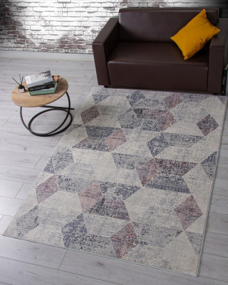 Ковер ZUMMA 1,6*2,3 прямой F257 PINK