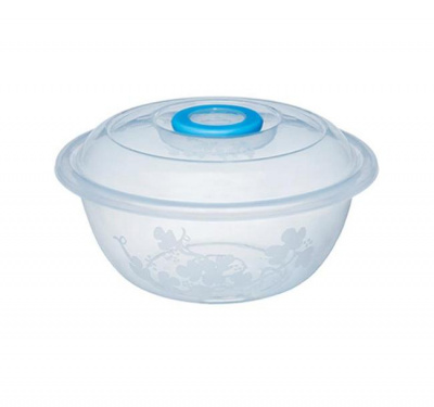 Таз "Изобилие"  8л. мерный с крышкой прозрачный Э-073/121 (50)