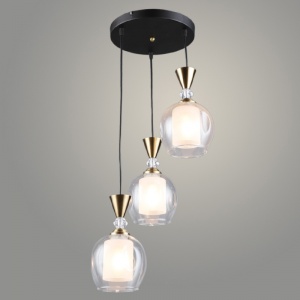6557/3HQ BK+COP 3х60W E27 d360 h800 Светильник подвесной (1)