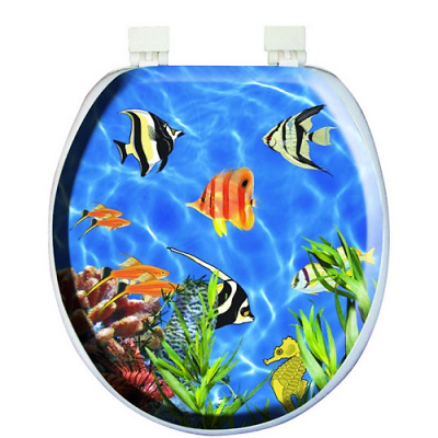 Сиденье для унитаза AQUA-Prime DIGITAL мягкое 1017 (16) голубой @С