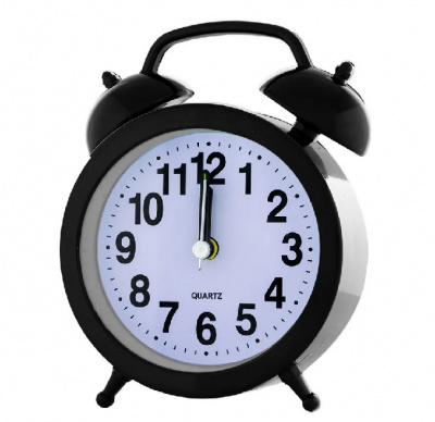 Будильник La Minor 8028 черный 100x40x125мм