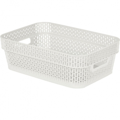 Корзина для хранения Keeplex Ajur с ручками 3л 27,1х18,3х8,7см белое облако KL411010048 (16)