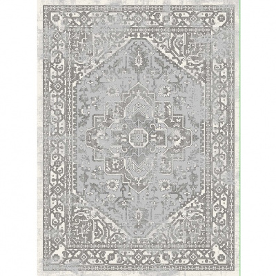 Ковер LORA 1,0*2,0 прямой 8083G GREY / GREY