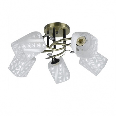 9826/5 AB+BLK Е27 5х40W Светильник потолочный (4)