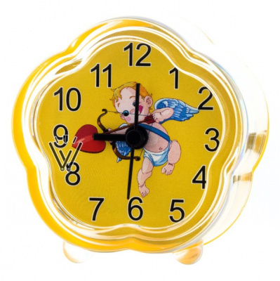 Будильник кварцевый MIRRON 8833YA желтый 60x27x60мм