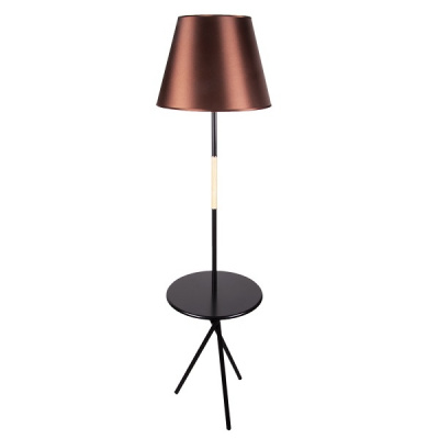 1072/1 черный+шоколад E27 15W Торшер напольный h157см (2) 21Век