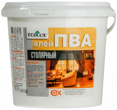Клей "ECOLUX" ПВА столярный 2кг (8)