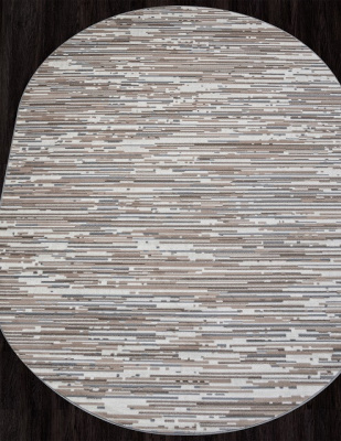 Ковер SIERRA 0,6*1,1 овал F352 CREAM-BLUE