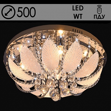 55582/500 CR 5х40W E14 LED-WT ПДУ светильник потолочный (1)