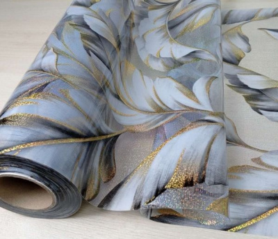 1112A Клеенка LASER 0,6м*20м (непрозрачный фон) (толщина 0,6мм) (20)