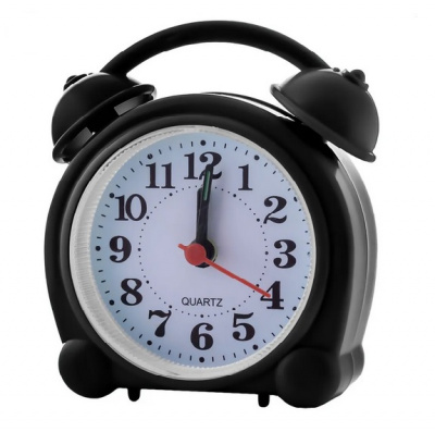 Будильник La Minor 8836 черный 70x30x75мм