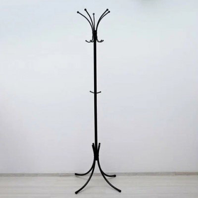 Вешалка напольная "Корона 5" (63*183см) черный (ЗМИ) ВНП 366 Ч