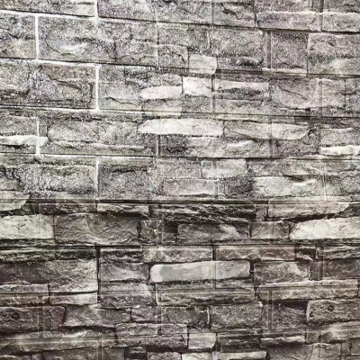 3D Панель самоклеящаяся GRAILY GR-ZWHS09/GR-Z26 70*77*3мм Кирпич темно-серый (25/150)