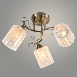 1284/3 AB 3х60W E27 d520 h240 Светильник потолочный (6)