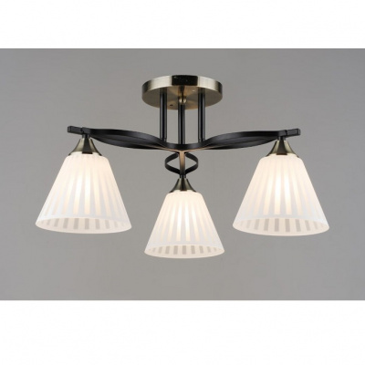 6588/3 BK+AB Е27 D530*H270мм Светильник потолочный (6) 