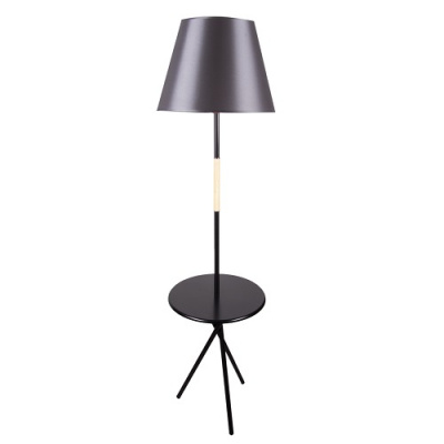 1072/1 черный+серый E27 15W Торшер напольный h157см (2) 21Век