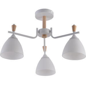 1622/3 WH+WOOD 3х60W E27 d550 h340 Светильник потолочный (6)