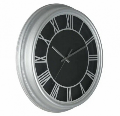 88887854 серебро D310мм Часы настенные TROYKATIME